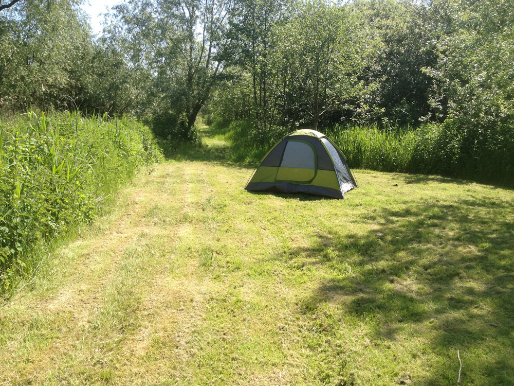 Wild camping in Norfolk on the Broads