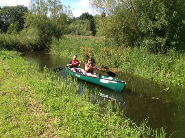 Wild camping in Norfolk with canoes